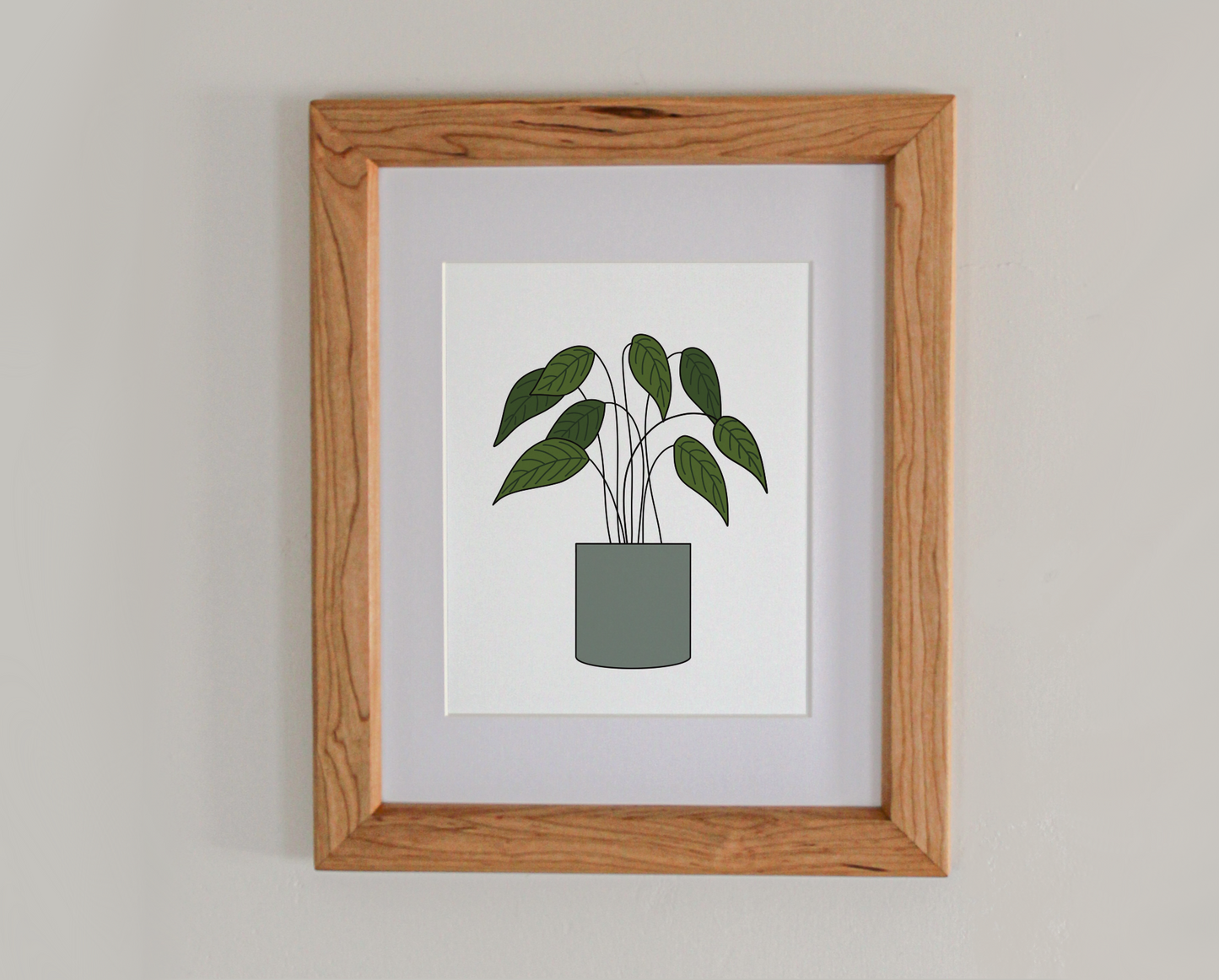 Potted Plant 2 8x10" Art Print (3)