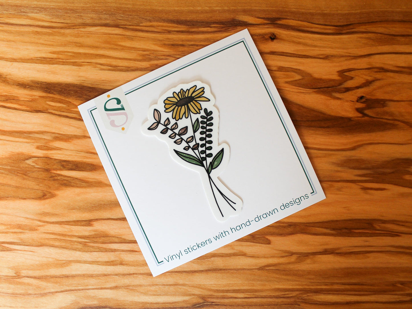 Bouquet Sticker, 1.75x3" (10)