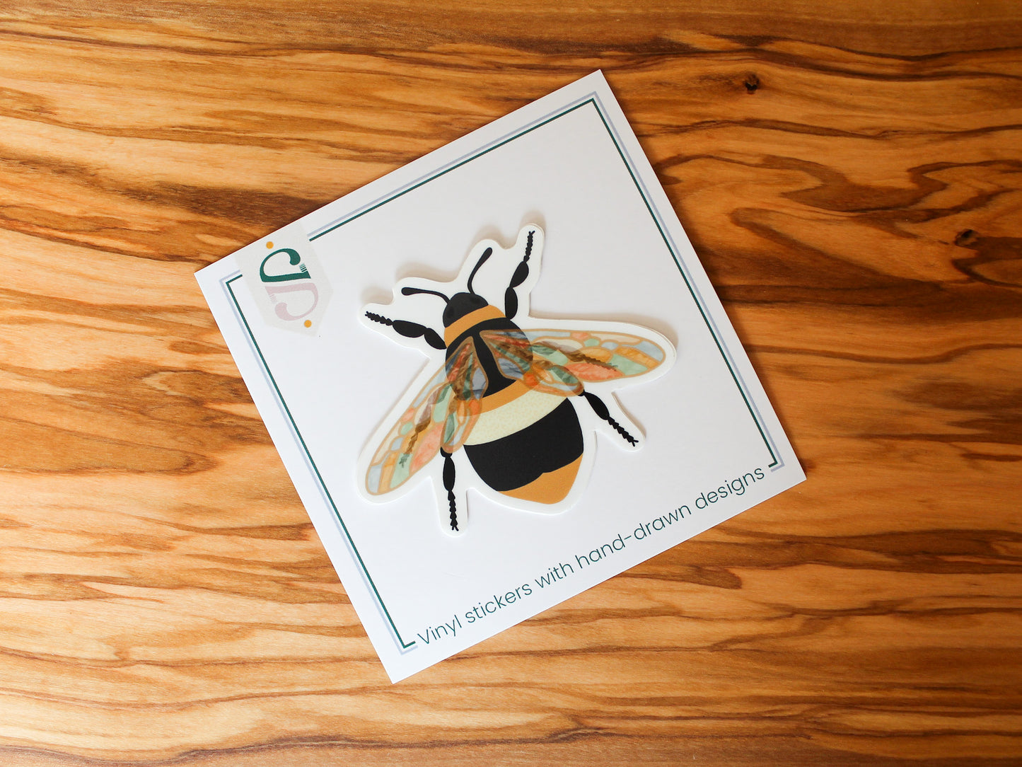 Betty the Bee Sticker, 3x2.42"
