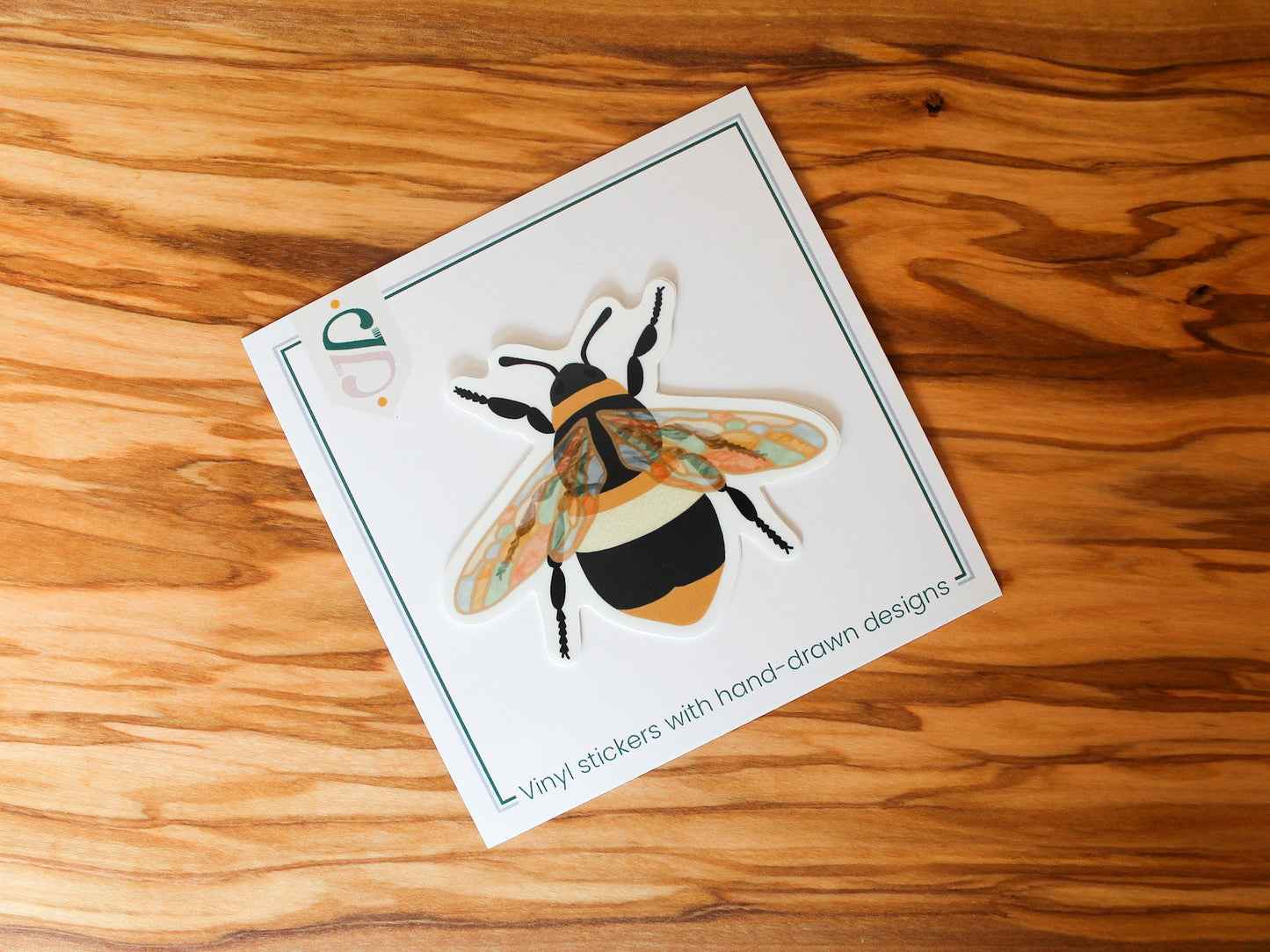 Betty the Bee Sticker, 3x2.42" (10)