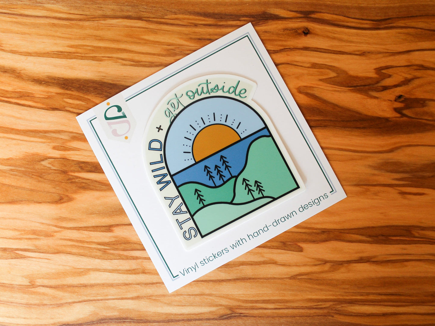 Get Outside Sticker, 2.77x3" (10)