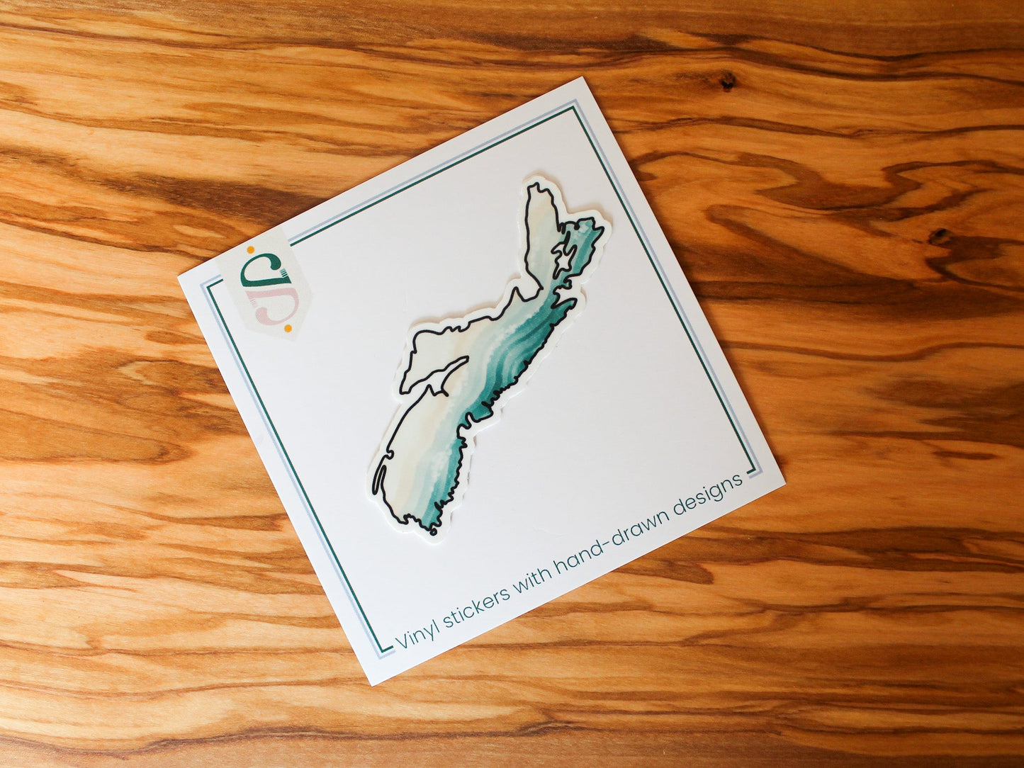 Coastal Nova Scotia Sticker, 3x2.4" (5)