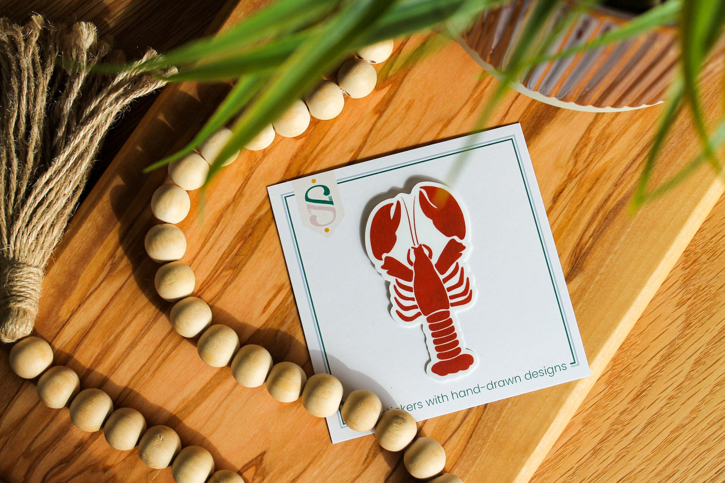 Lucy the Lobster Sticker, 1.64x3" (10)