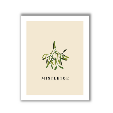 Mistletoe | Festive Art Print