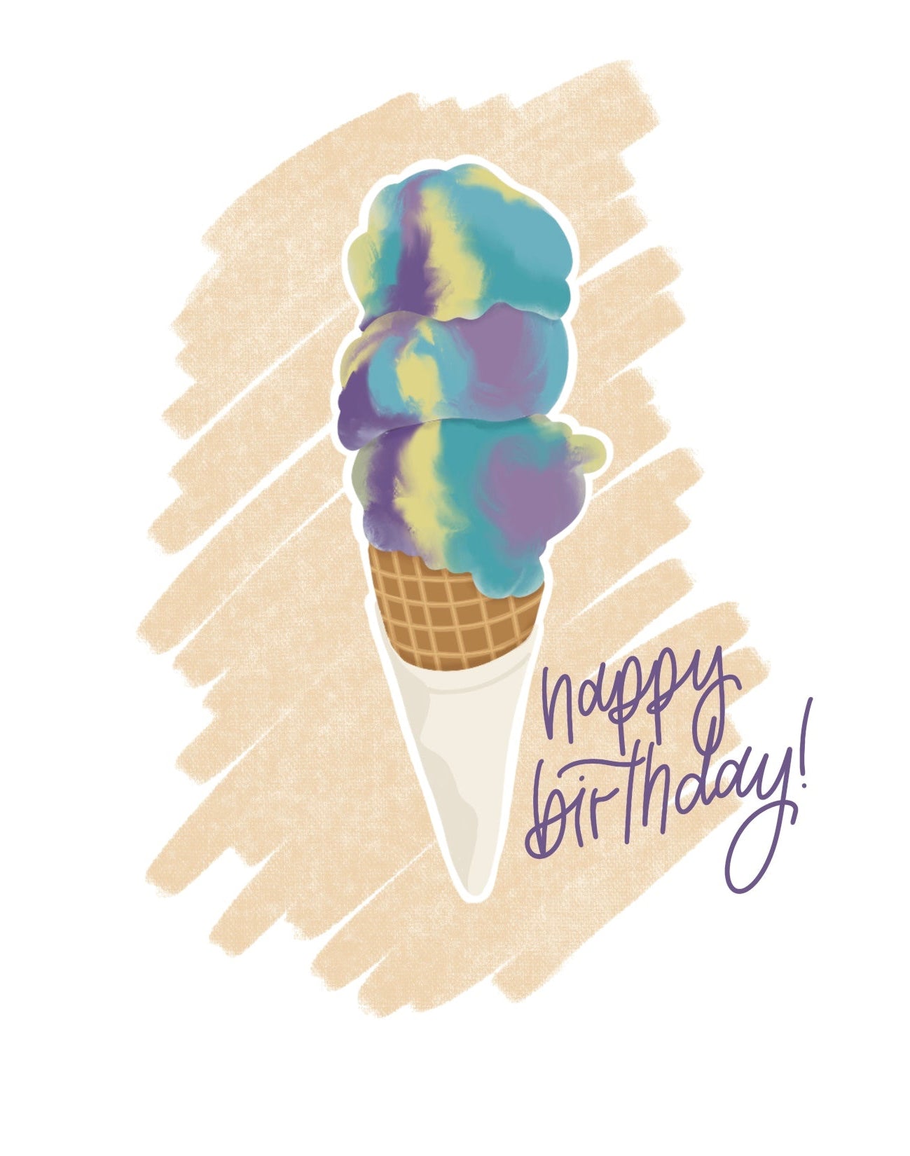 Moon Mist | Birthday Card