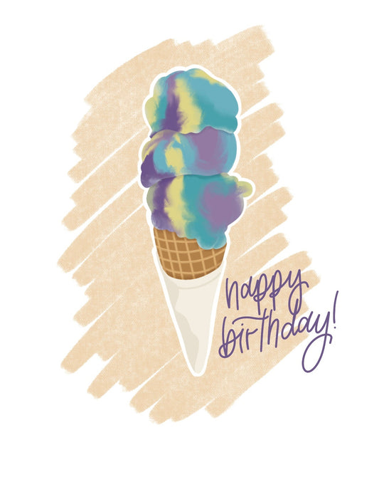 Moon Mist | Birthday Card